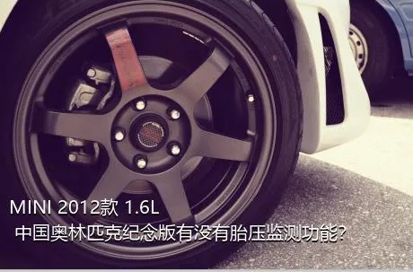 MINI 2012款 1.6L 中国奥林匹克纪念版有没有胎压监测功能？