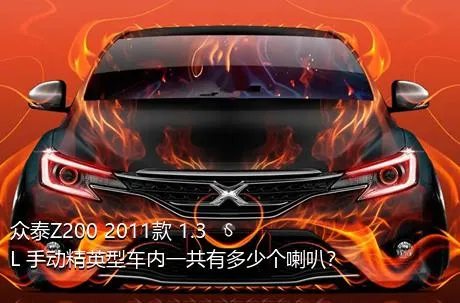 众泰Z200 2011款 1.3L 手动精英型车内一共有多少个喇叭？