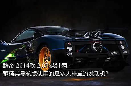 路帝 2014款 2.0T 柴油两驱精英导航版使用的是多大排量的发动机？