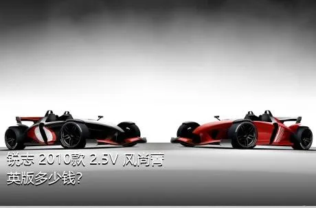 锐志 2010款 2.5V 风尚菁英版多少钱？