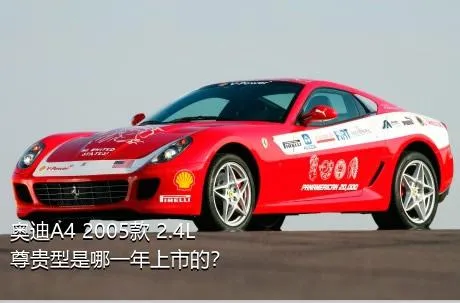 奥迪A4 2005款 2.4L 尊贵型是哪一年上市的？