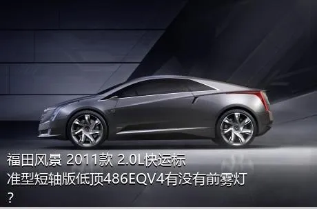 福田风景 2011款 2.0L快运标准型短轴版低顶486EQV4有没有前雾灯？