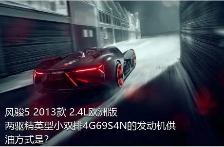 风骏5 2013款 2.4L欧洲版 两驱精英型小双排4G69S4N的发动机供油方式是？