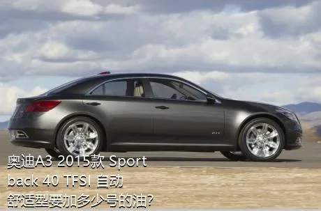 奥迪A3 2015款 Sportback 40 TFSI 自动舒适型要加多少号的油？