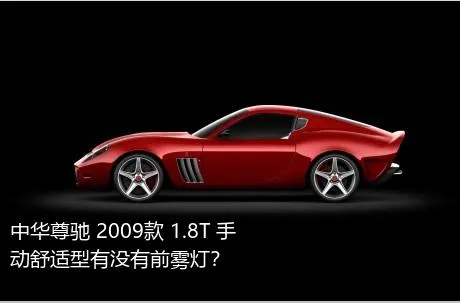 中华尊驰 2009款 1.8T 手动舒适型有没有前雾灯？