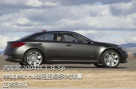 西耶那 2004款 1.3L Speedgear HL使用的是多大排量的发动机？