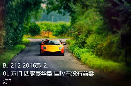 BJ 212 2016款 2.0L 方门 四驱豪华型 国IV有没有前雾灯？