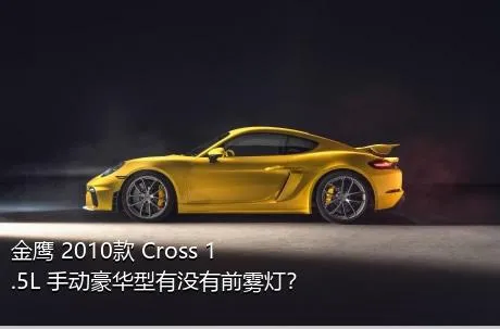 金鹰 2010款 Cross 1.5L 手动豪华型有没有前雾灯？