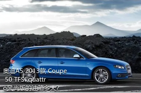 奥迪A5 2013款 Coupe 50 TFSI quattro风尚版的油箱多大？