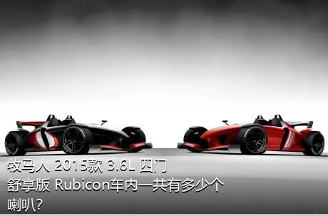 牧马人 2015款 3.6L 四门舒享版 Rubicon车内一共有多少个喇叭？