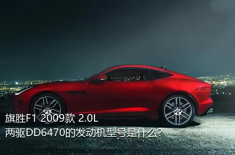 旗胜F1 2009款 2.0L 两驱DD6470的发动机型号是什么？