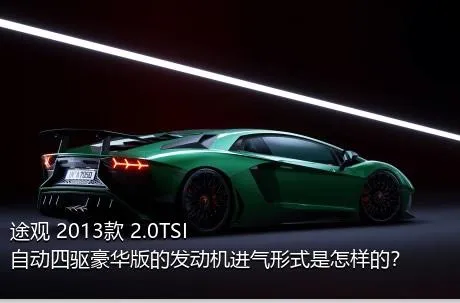 途观 2013款 2.0TSI 自动四驱豪华版的发动机进气形式是怎样的？