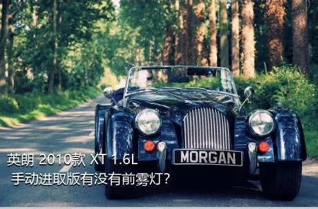 英朗 2010款 XT 1.6L 手动进取版有没有前雾灯？